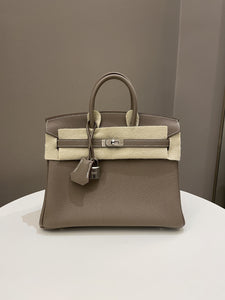 Hermes Birkin 25 Etoupe Togo