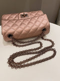 Chanel Classic 2.55 Quilted Mini Reissue Rose Gold Calfskin