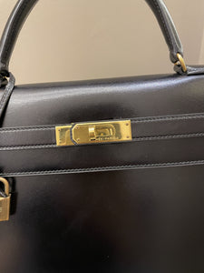 Hermes Kelly Sellier 32 Black Box