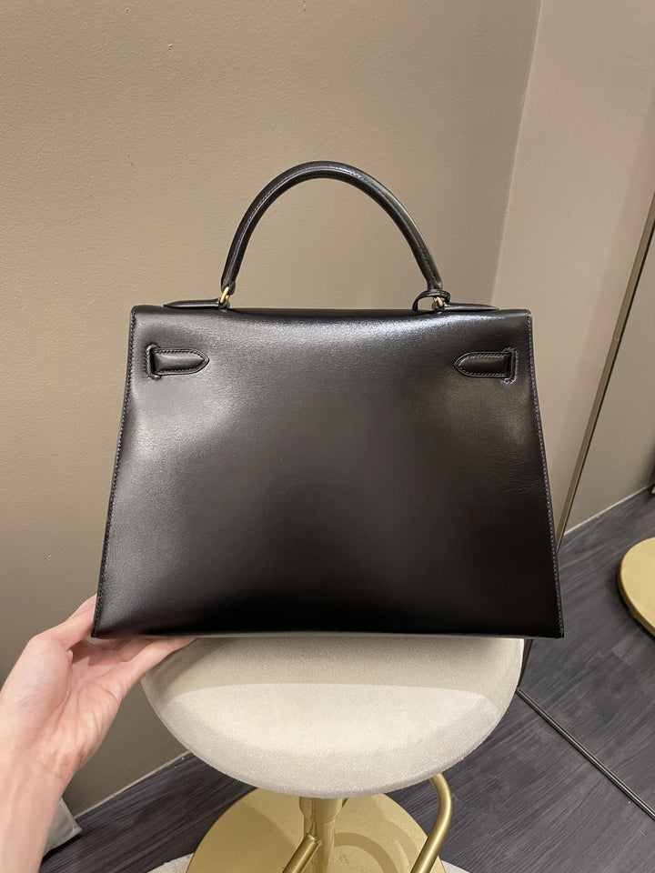 Hermes Kelly Sellier 32 Black Box