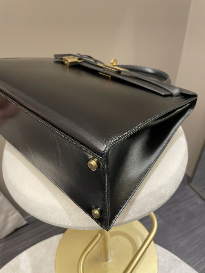 Hermes Kelly Sellier 32 Black Box