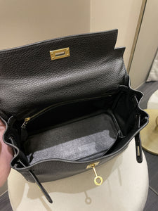 Hermes Kelly 25 Black Togo