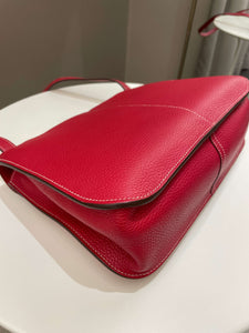 Hermes Halzan 31 Rouge Casque Clemence