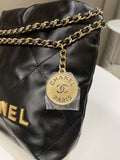 Chanel 22 Mini Black Calfskin