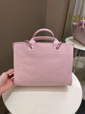 Chanel 22B Deauville Shopper Tote Sweet Pink
