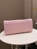Chanel 22B Deauville Shopper Tote Sweet Pink