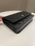 Chanel Classic Quilted Wallet on Chain Black Caviar