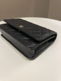 Chanel Classic Quilted Wallet on Chain Black Caviar