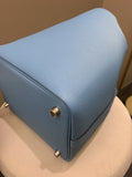 Hermes Picotin Tressage 18 Blue Nord Epsom