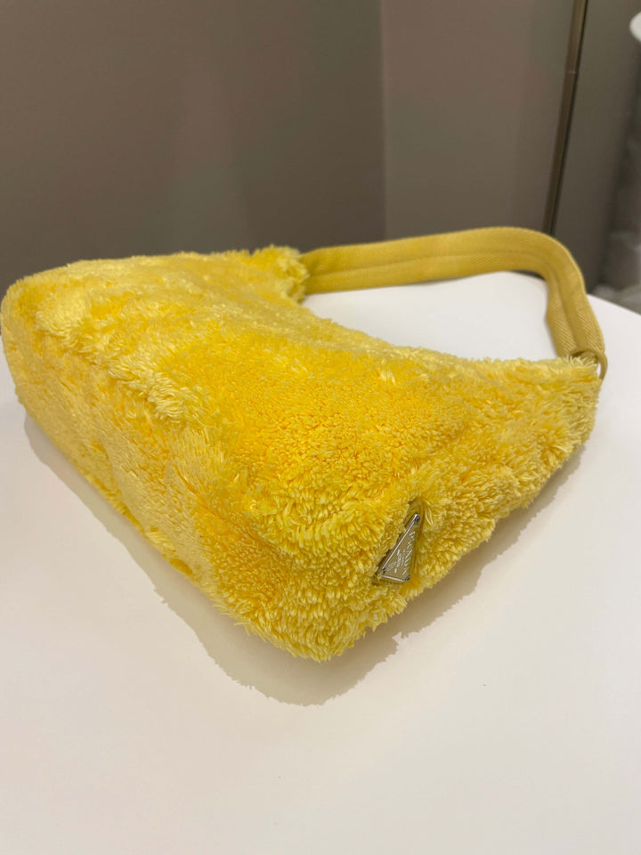 Prada Re-Edition 2000 Bag Yellow Terry