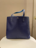 Hermes Double Sens Tote 45 Blue Sapphire / Blue Paradise Clemence