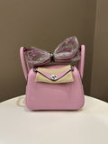 Hermes Mini Lindy Mauve Sylvestre Clemence