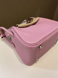 Hermes Mini Lindy Mauve Sylvestre Clemence