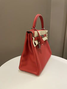 Hermes Kelly Retourne 32 Rouge Pivoine Togo