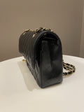 Chanel Classic Quilted Small Double Flap Black Caviar