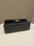 Chanel Classic Quilted Small Double Flap Black Caviar