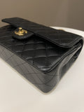 Chanel Classic Quilted Small Double Flap Black Caviar