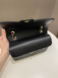 Chanel Classic Quilted Small Double Flap Black Caviar
