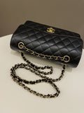 Chanel Classic Quilted Small Double Flap Black Caviar