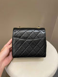 Chanel 22K Mini Square Flap Bag Black