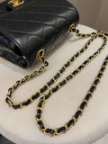 Chanel 22K Mini Square Flap Bag Black