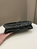 Chanel 2.55 225 Puzzle Reissue Double Flap Dark Blue Patent