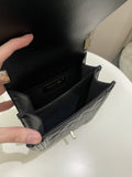 Chanel Quilted North South Boy Black Caviar