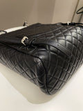 Chanel Quilted Urban Spirit Backpack Black Lambskin