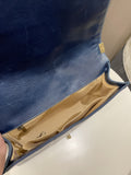 Chanel Quilted Boy Large Blue Age Calfskin