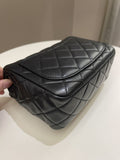 Chanel Pearl Crush Mini Square Black Lambskin
