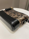 Chanel Gabrielle Hobo Bronze Metallic Calfskin