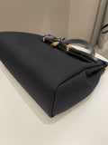 Hermes Herbag Zip 31 Black Canvas