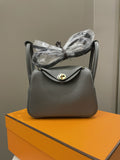 Hermes Mini Lindy Gris Meyer Clemence