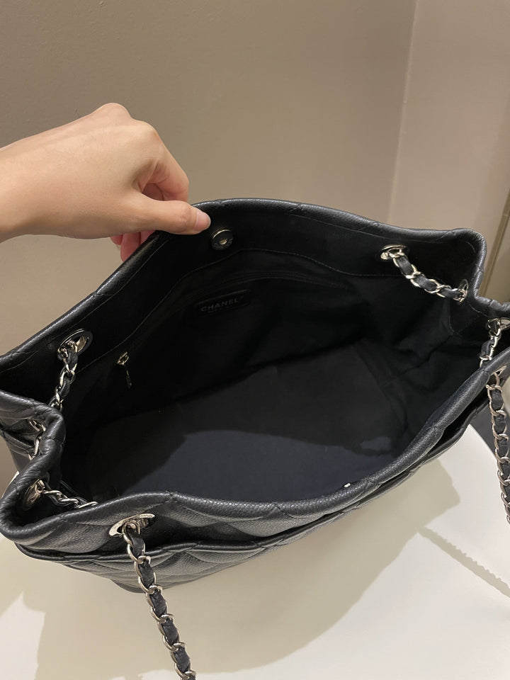 Chanel Timeless CC Shopping Tote Black Caviar