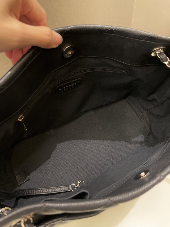Chanel Timeless CC Shopping Tote Black Caviar