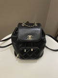 Chanel 22B Business Affinity Backpack Black Caviar