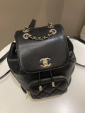 Chanel 22B Business Affinity Backpack Black Caviar