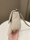 Chanel 19 Flap Bag Beige Lambskin