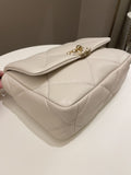 Chanel 19 Flap Bag Beige Lambskin