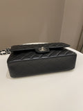 Chanel Classic Quilted Medium Double Flap Black Lambskin