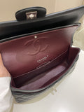 Chanel Classic Quilted Medium Double Flap Black Lambskin