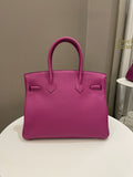 Hermes Birkin 30 Rose Pourpre Togo