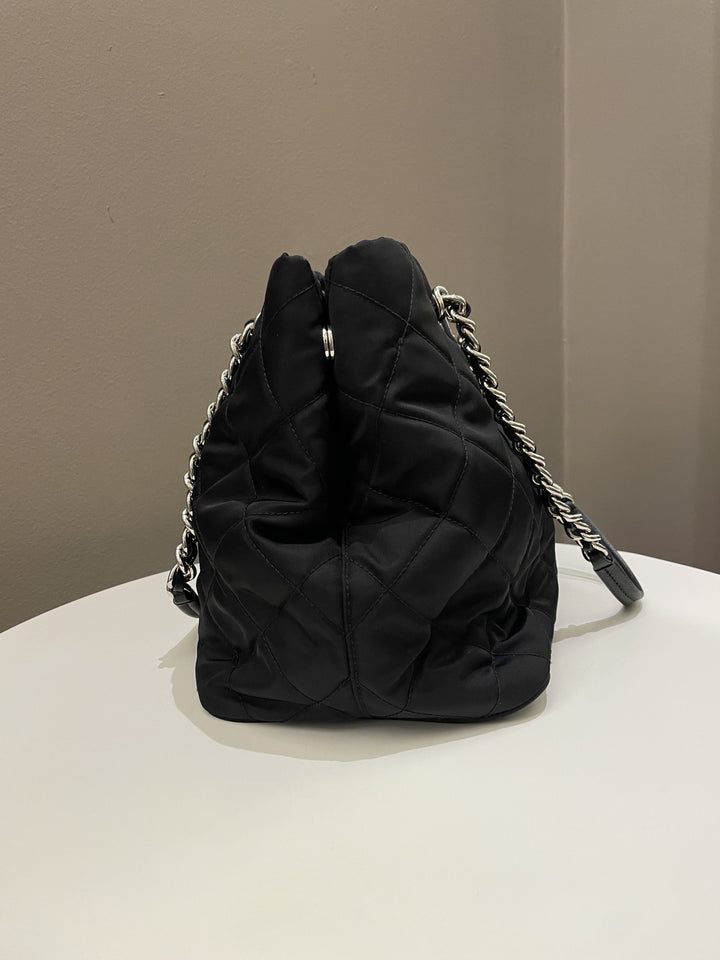 Prada Tessuto Crossbody Bag Black Nylon
