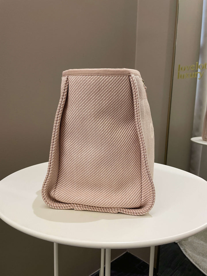 Chanel Deauville Shopper Tote Beige