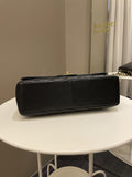 Chanel Classic Quilted Jumbo Single Flap Black Caviar