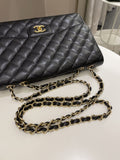 Chanel Classic Quilted Jumbo Single Flap Black Caviar