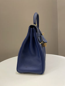 Hermes Kelly Lakis 32 Bleu Saphir Swift