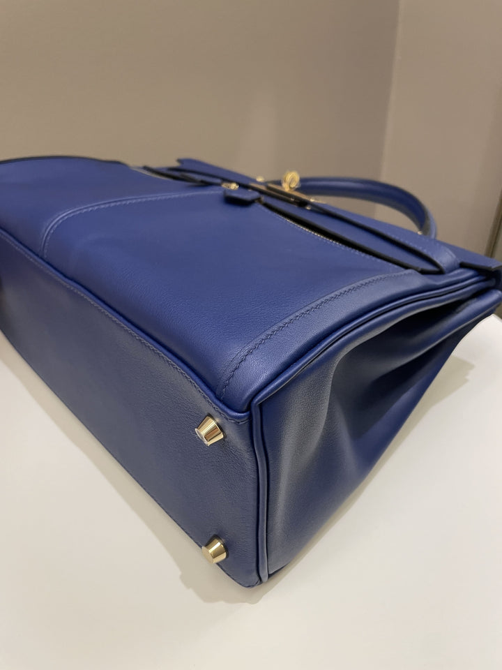 Hermes Kelly Lakis 32 Bleu Saphir Swift