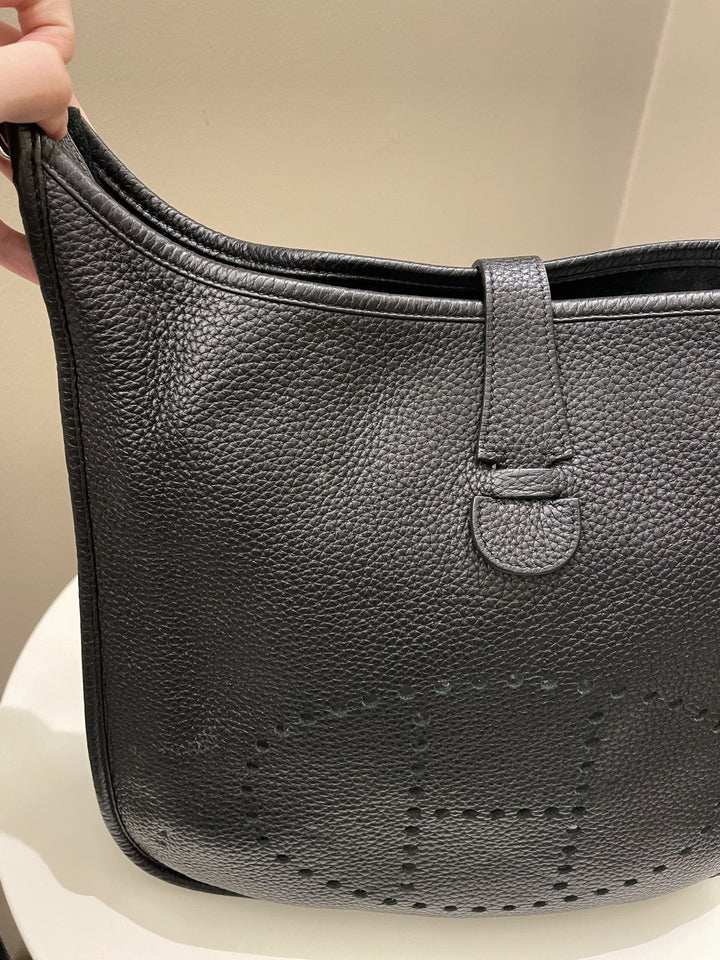 Hermes Evelyne GM Black Clemence