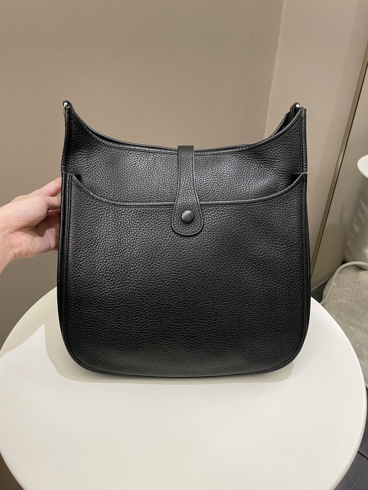 Hermes Evelyne GM Black Clemence